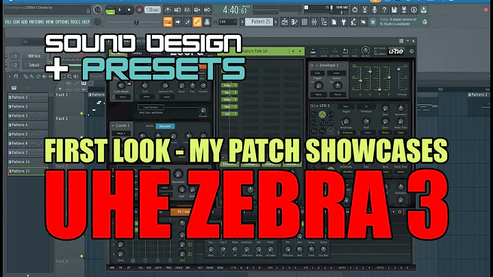 Zebra 3 First Look - Auditioning The Presets Made on First Day