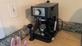 Review: De'Longhi Stilosa Manual Espresso Machine- Great beginner espresso machine for the money!