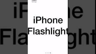 How to use the iPhone Flashlight - Video Tutorial screenshot 2
