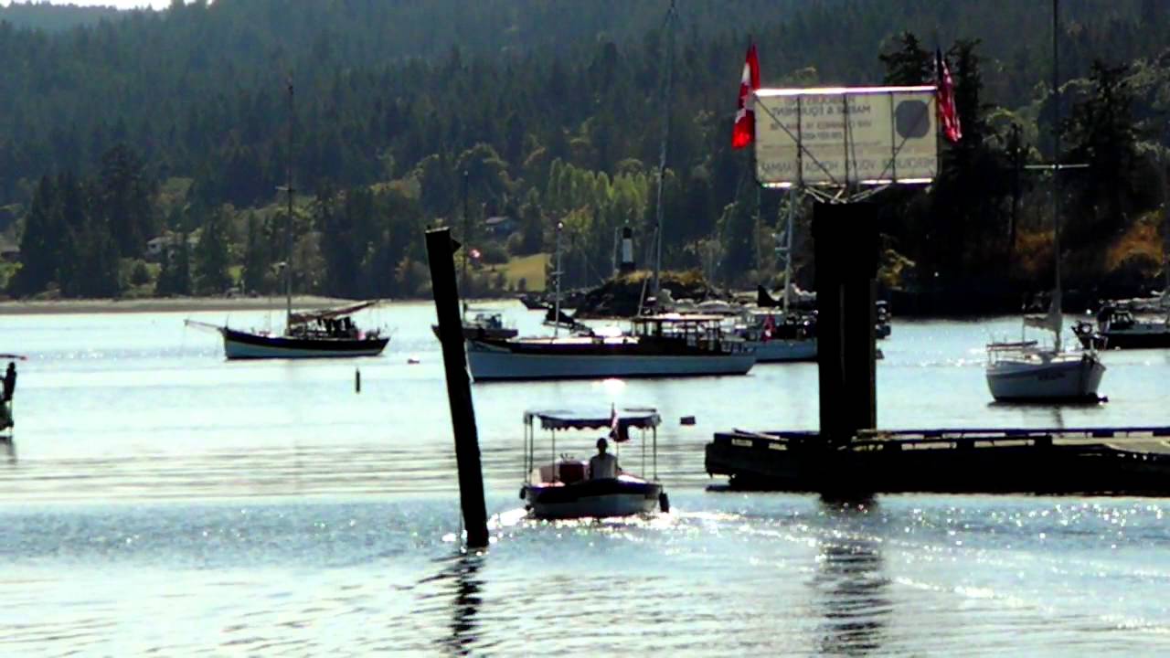 Saltspring Island  Ganges Harbor British Columbia Canada