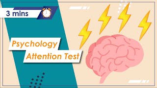 How strong is our attention?? Scientific psychology test for testing your attention capacity!!