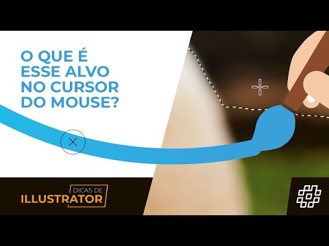 Como ligar/desligar o X ou alvo que aparece no lugar do cursor do mouse no Illustrator?