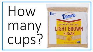 How Many Cups in a 2 lb Bag of Brown Sugar? (Light vs Dark + Packed Explained)