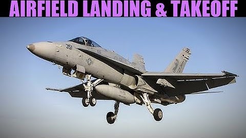 FA-18C: Airfield Takeoff & VFR Landing Tutorial | DCS WORLD
