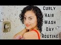 Curly WASH DAY! How i Wash my Curly Hair! Wash Day Routine!