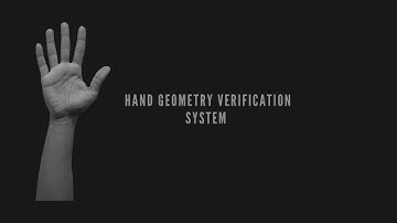 Hand Geometry Based Verification System using OpenCV (Btech final year project)