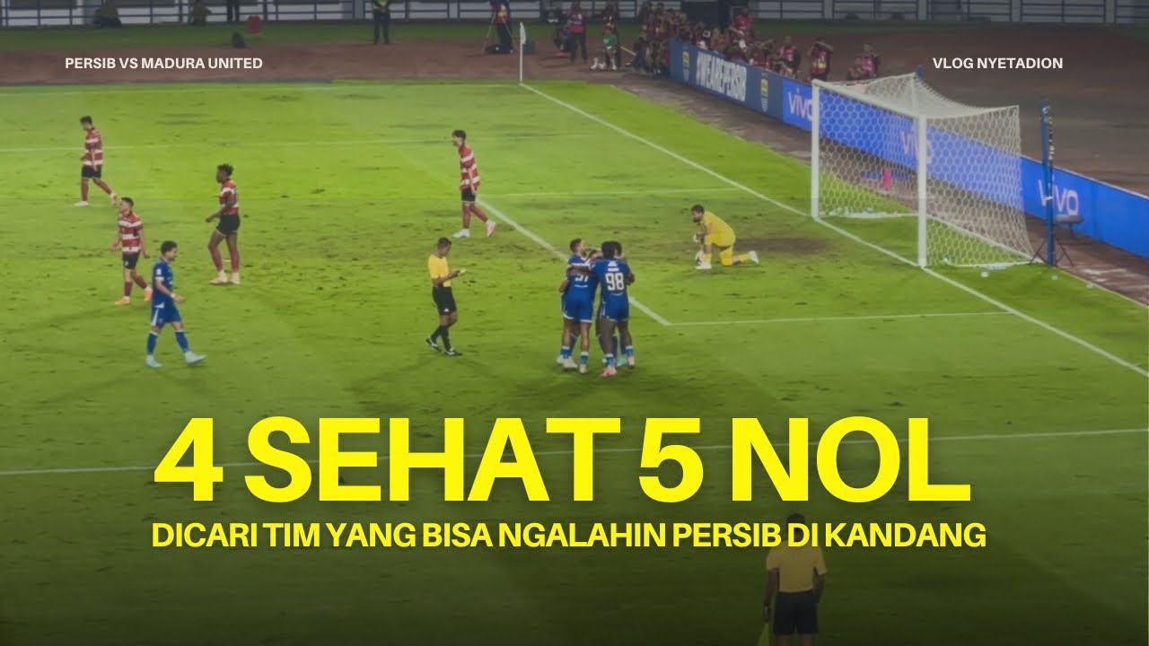 SEMUA YANG TERLIHAT DARI TRIBUN TIMUR | PERSIB VS MADURA UNITED