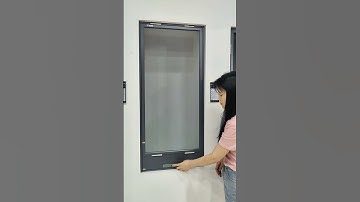 Lock the screen with the lower suspension pocket and avoid opening the window handle #qiangning