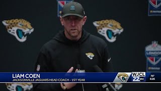 Stafford’s 5 TD passes power Rams past Jaguars at Wembley, 35–7