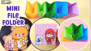 How To Make Mini File Folder Homemade Mini Folder Diy Easy Paper Craft Diy Organizer