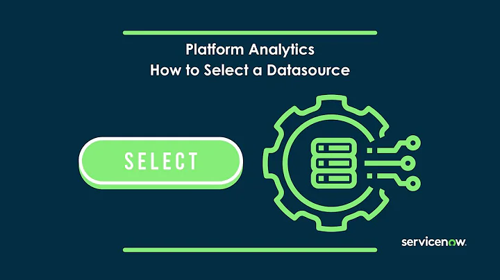 Platform Analytics - How to Select a Datasource