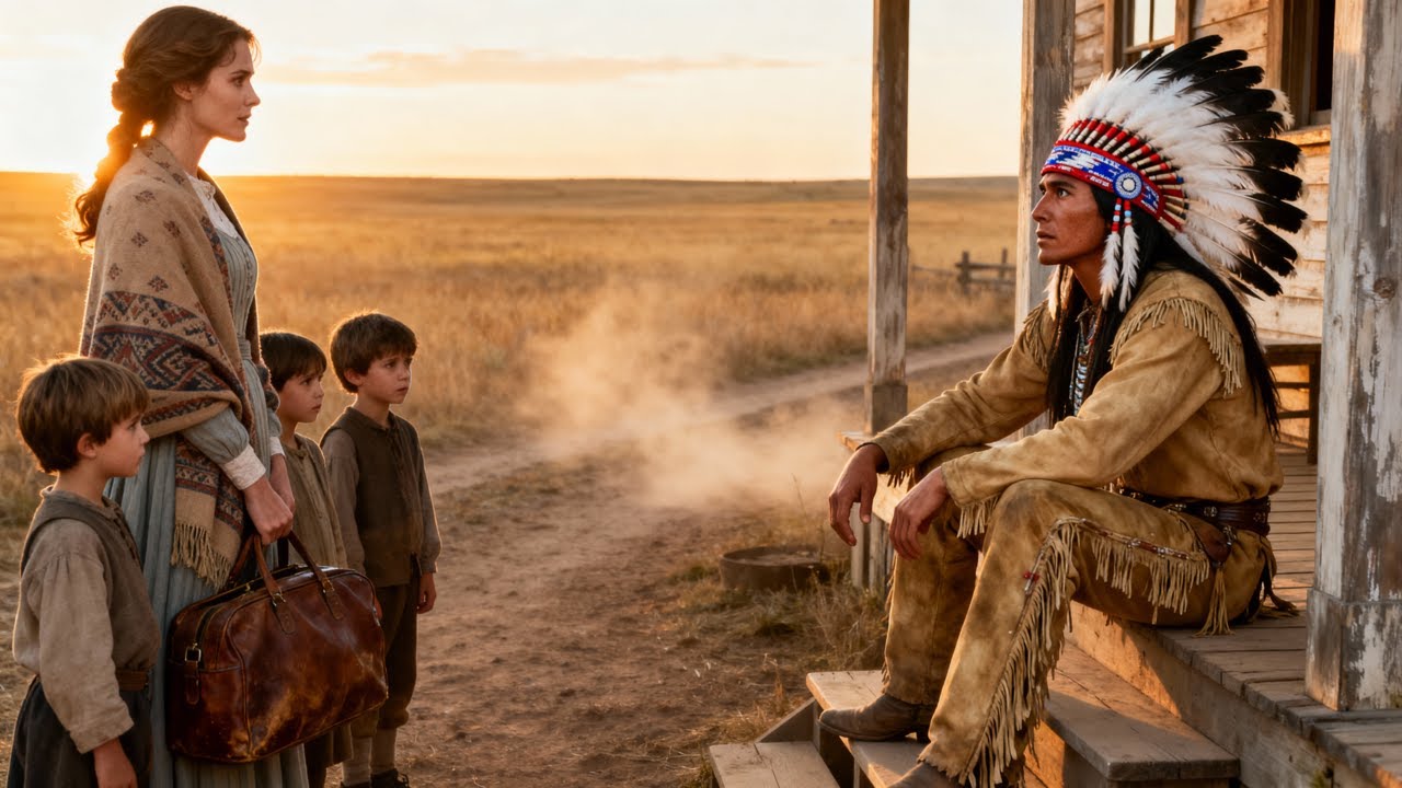 They Sent Her to a Lonely Lakota Warrior With 3 Children — But Her First Week Shocked the Valley