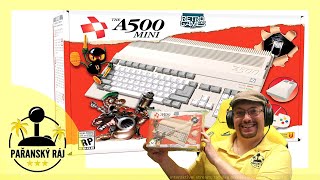 Amiga 500 - The A500 Mini | Český unboxing a gameplay z nové retro konzole + Bonus hra | CZ 1440p60