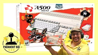 Amiga 500 - The A500 Mini | Český unboxing a gameplay z nové retro konzole + Bonus hra | CZ 1440p60