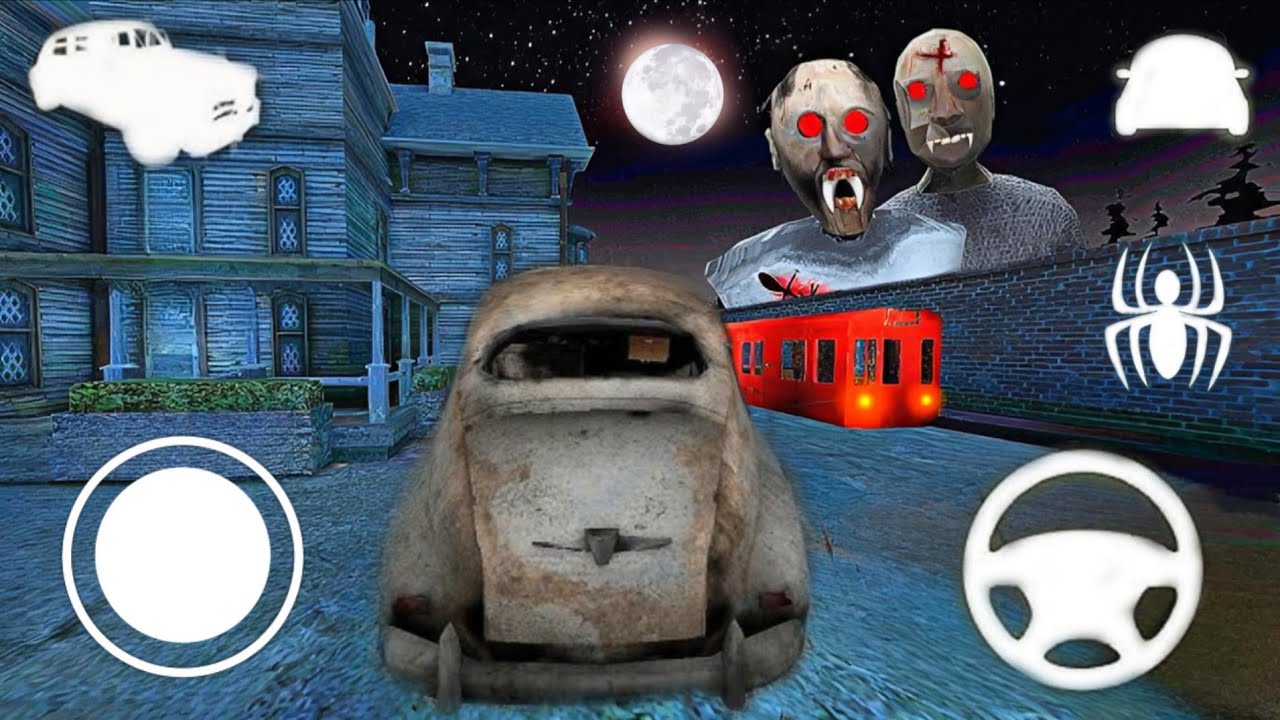 Playing As Car Granny in Granny 3 Car Escape Granny 3 Mode Menu !! 