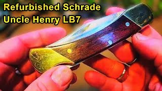 Cleaned Up a Very Rusty Schrade USA LB7