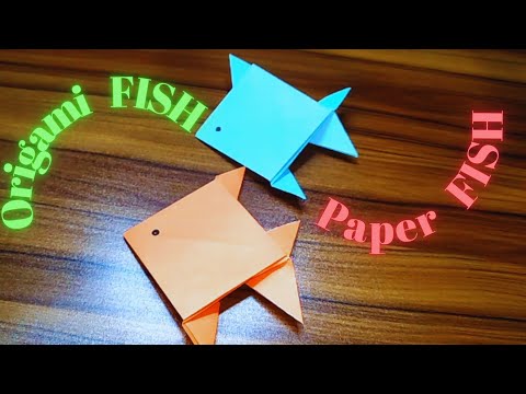 How to Make Paper Fish ? Easy Origami || Paper Origami || Origami Fish