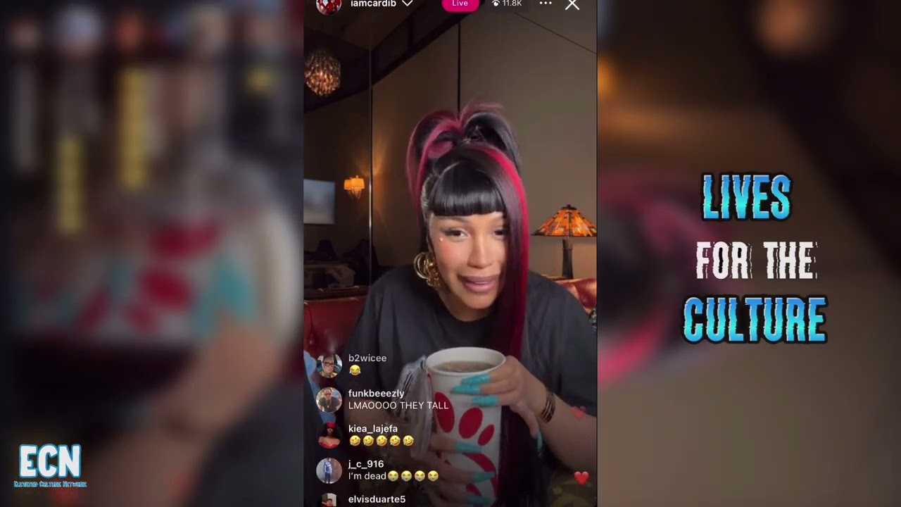 CARDI B CHICK FIL A MUKBANG! TALKS MERCH, WWE SUMMER SLAM & DATING HER 
