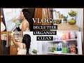 DECLUTTER, ORGANIZE & CLEAN WITH ME | Small Kitchen Organization + Grocery Haul | Astrema Simone