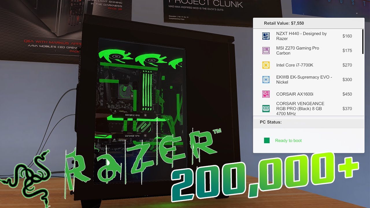 ประกอบคอม Razer กว่า 200,000 บาท!