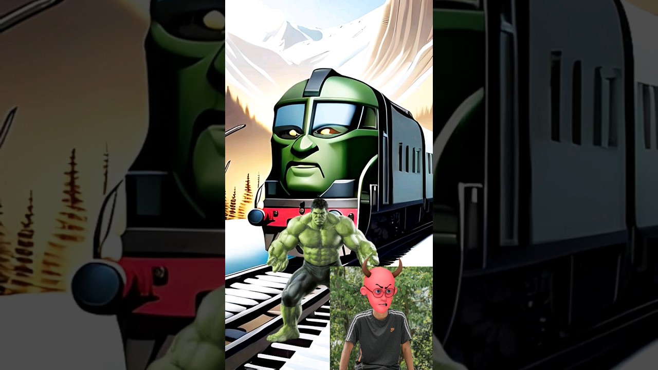 marvel avengers train part-4 #spiderman #ironman #deadpool #hulk # ...