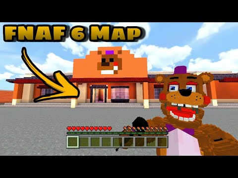 Functional FNAF 6 Map (Freddy Fazbear's Pizzeria Simulator Gameplay)  Minecraft Map