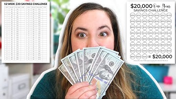 Easy Savings Challenges To Try In 2025  (SAVE $1,000 TO $20,000)