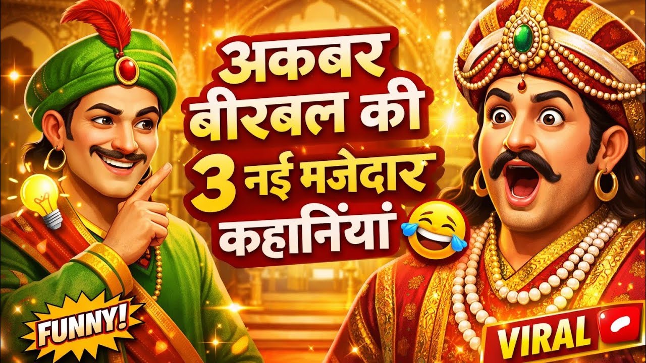 गधे का रहस्यमयी बाप कौन? 😂🧐”Akbar Birbal ki 3 nai majedar khaniya 