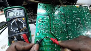 tv power supply repairing kaise karen//crt tv 110 volt not working// How to do Power Supply Repair/ screenshot 5