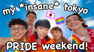 my crazy LGBTQ+ PRIDE weekend in JAPAN... *chaotic af* | worldofxtra