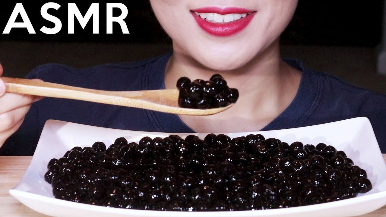 ASMR TAPIOCA PEARLS(BOBA) 타피오카펄 리얼사운드 먹방