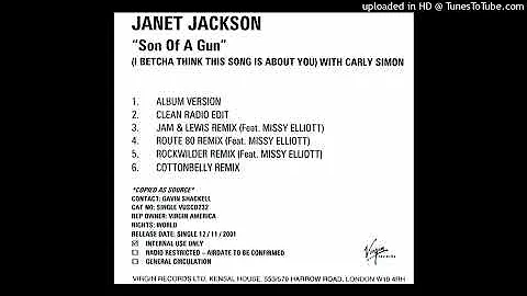 Janet Jackson- Son Of A Gun (I Betcha Think This Song Is About You) Jam & Lewis Rmx Ft. Carly Simon
