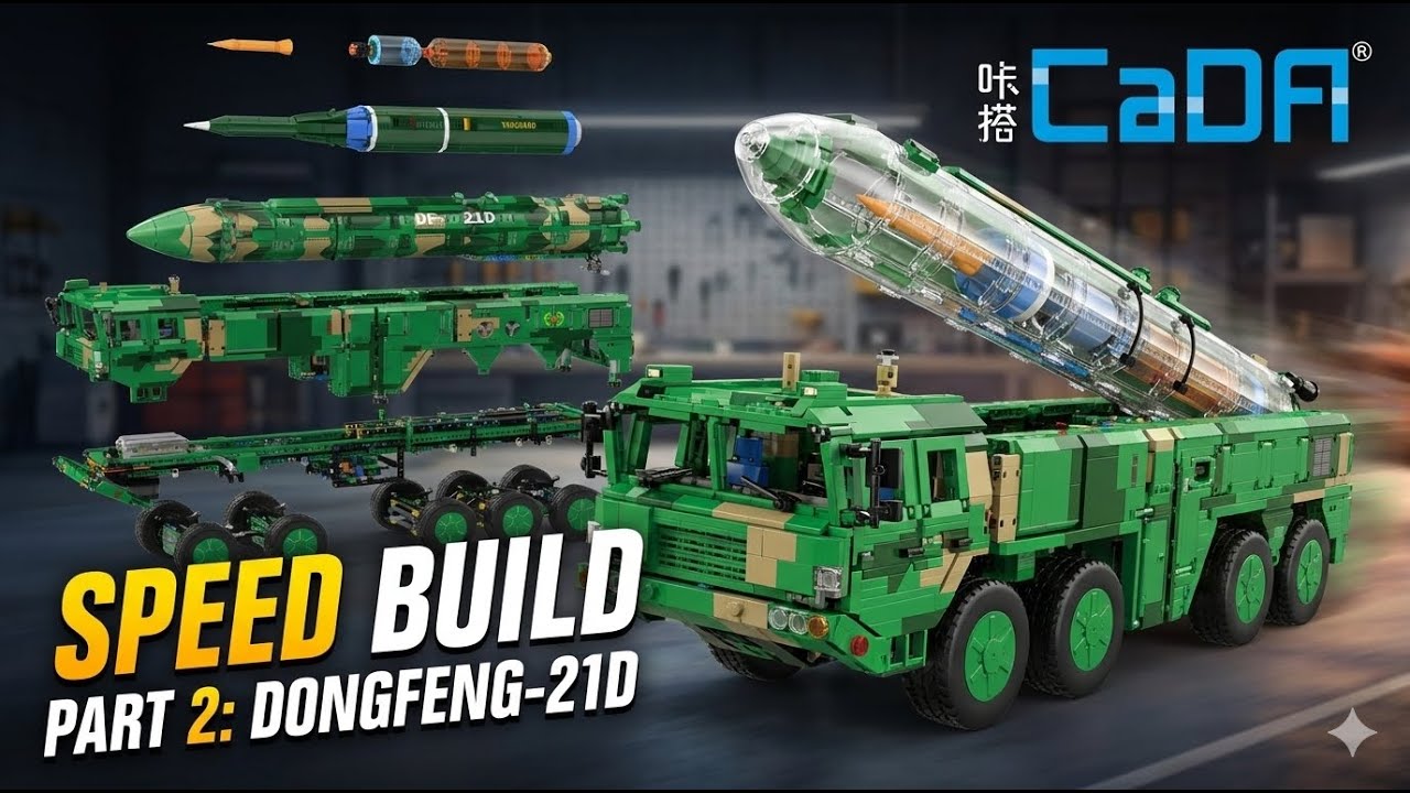 CaDa DongFeng-21D C56031W Speed build - Part 2
