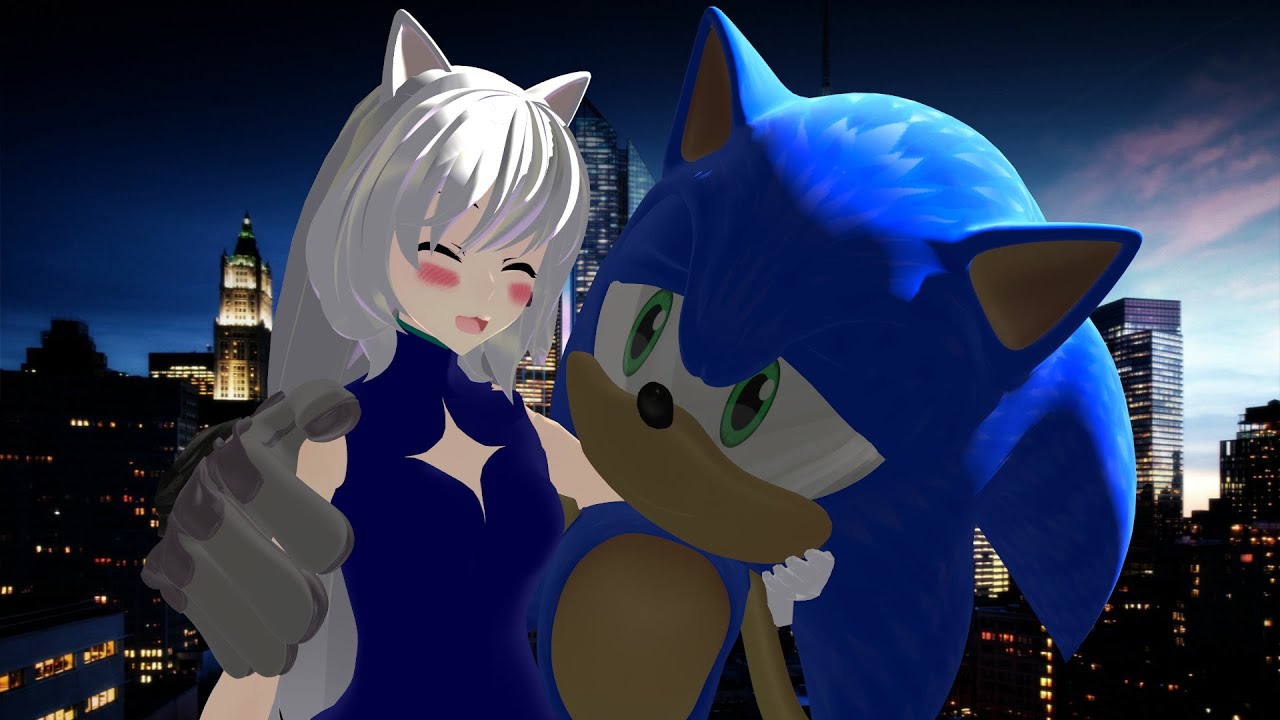 Анимированный фон Хани и Соник (милый фон) :3