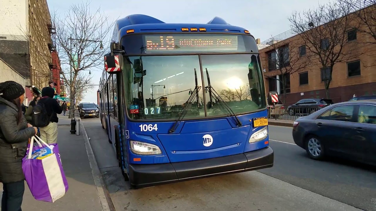 MTA NYCT Bus : 2019 New Flyer XN60 #1064 on the Bx19 @E.149th St ...