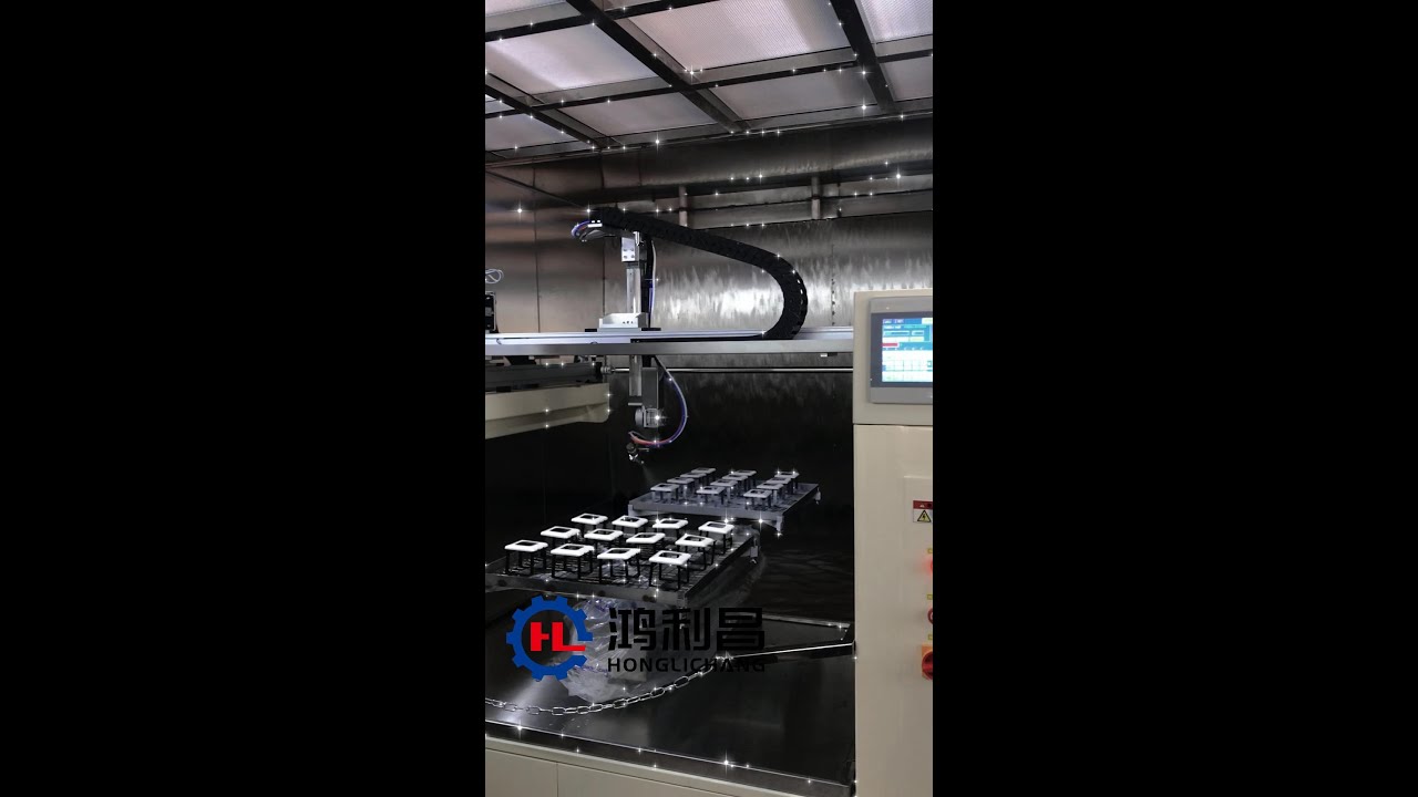 5-axis Automatic Spray Painting Machine with Spray Painting Booth for Plastic Parts