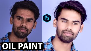 How To Use Oil Paint Plugin Photoshop CC In Hindi Art Balaghat