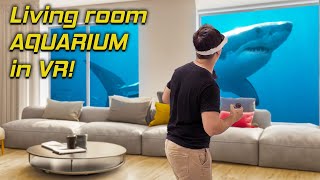 I turned my LIVING ROOM into an AQUARIUM  Ocean Rift VR