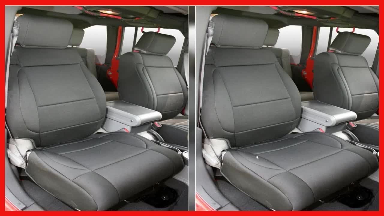 Rugged Ridge 13214.01 Seat Cover Kit, Front, Neoprene, Black; 07-10 Jeep Wrangler JK - MOI Shop