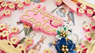 Project Share for ScrapDiva Designs - Spring-themed Easter Card #scrapdivadesigns