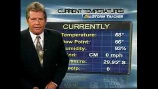 WFMJ-21, Youngstown, OH, 11 pm newscast weather segment, July 9, 2010