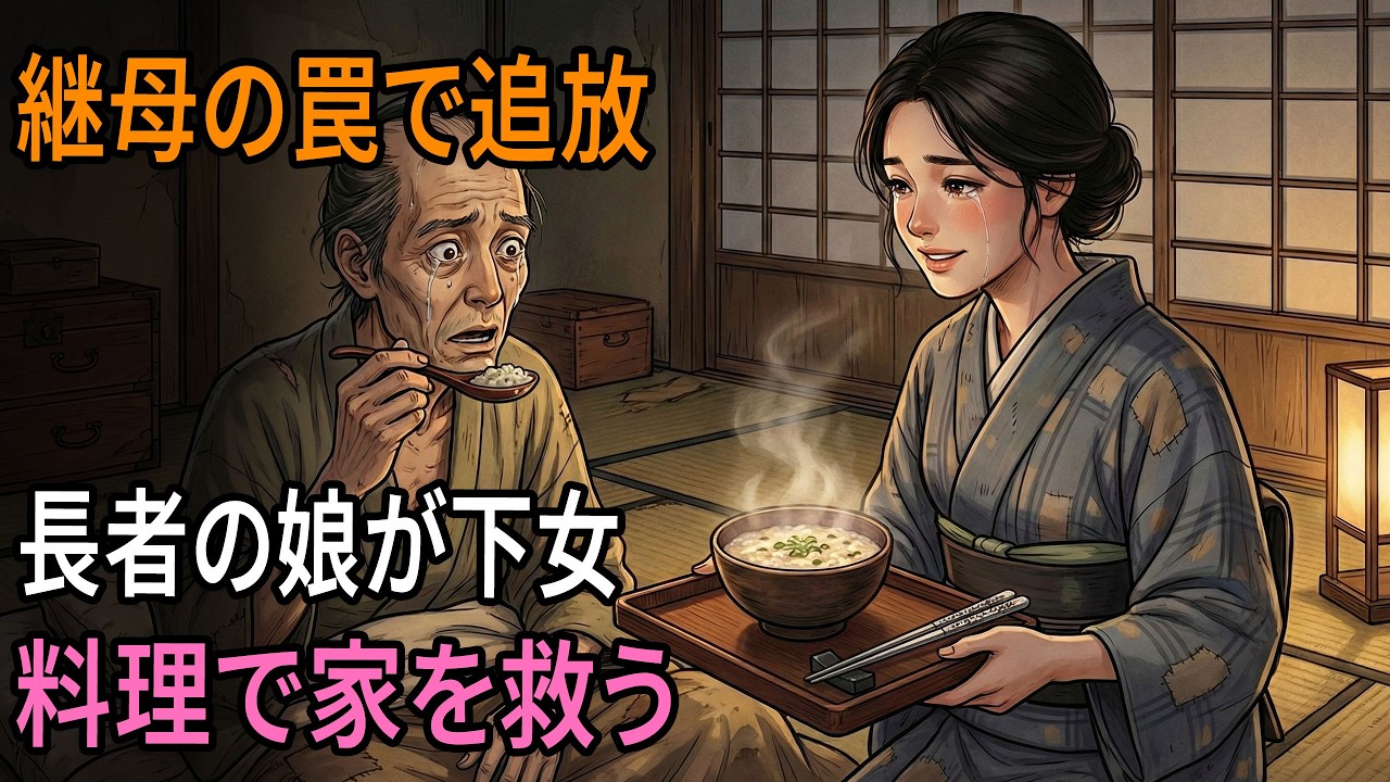 泥棒の汚名を着せられ雪山へ追放された長者の娘。隣家の下女として働き、没落した実家を料理で救った感動の実話 | 野談 | 伝説 | 昔話 | 説話 | 民話
