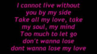 Video thumbnail of "pixie lott my love lyrics."