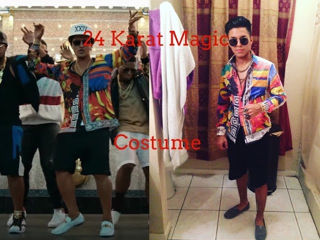 Bruno Mars 24k Costume Halloween Youtube
