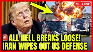 LIVE | US 'PANICS'! IRAN Kamikaze Drones 'DESTROY' US Satellite & JET Shelters In Brutal WAVE?