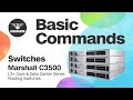 Basic Commands - COMMANDO Marshall C3500 Series L3+ Core and Data Center Routing Switches