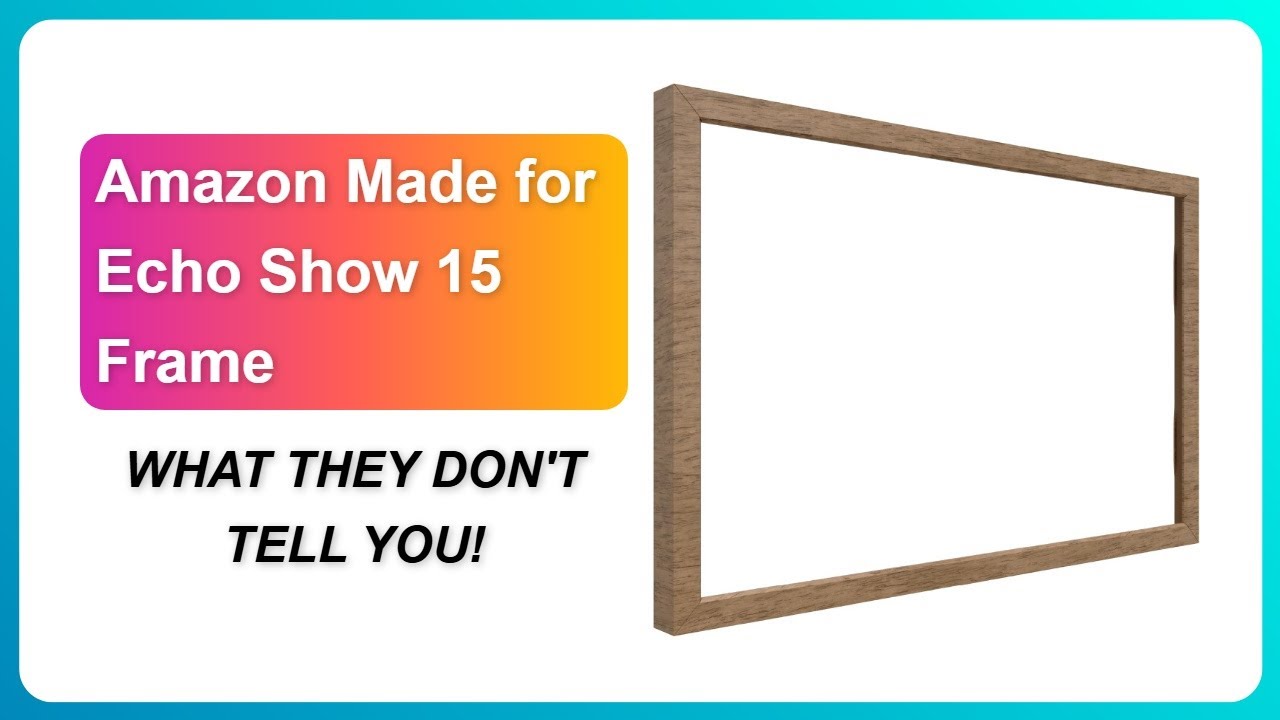 REVIEW (2026): Amazon Made for Echo Show 15 Frame | WHAT THEY DONT TELL YOU!