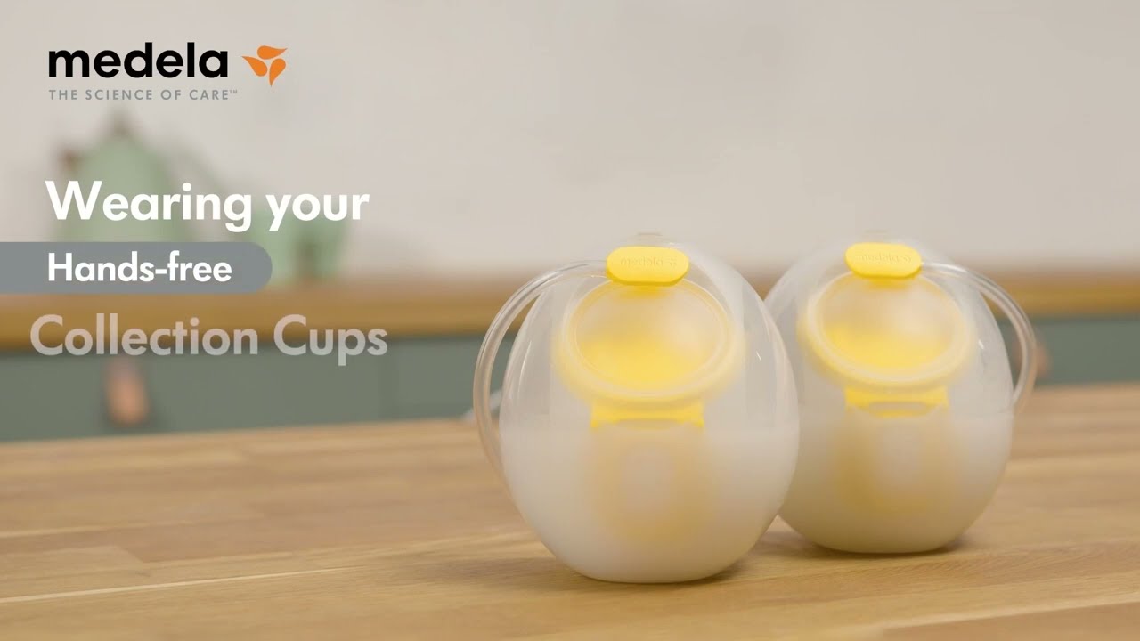 Wearing your Hands-free Collection Cups 
