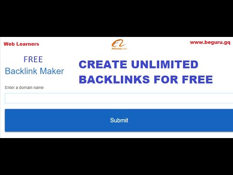 How to create Free Unlimited Backlinks for your website | Get Free Backlinks | Unlimited backlinks