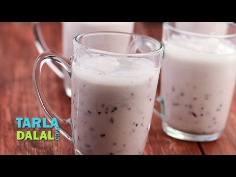 जामुन-स्मूदीस्-(jamun-smoothie-/-diabetic-snacks-recipe)-by-tarla-dalal